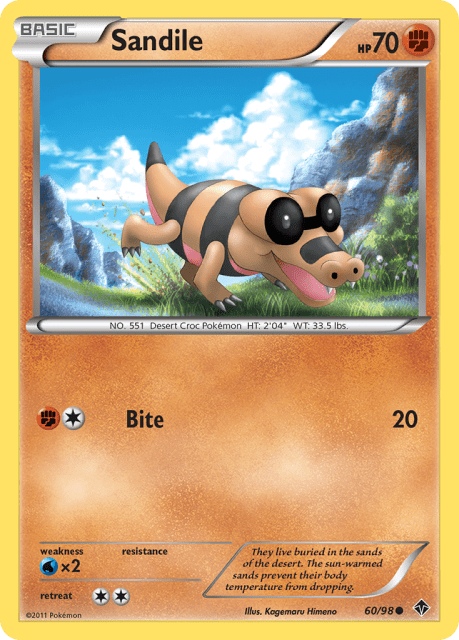 Sandile (Reverse Holofoil) (60) — Emerging Powers