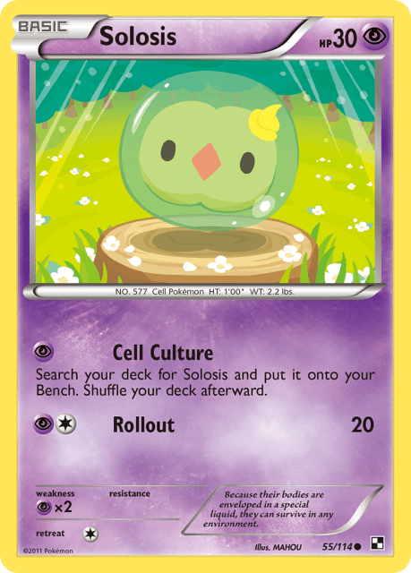 Solosis (Reverse Holofoil) (55) — Black & White