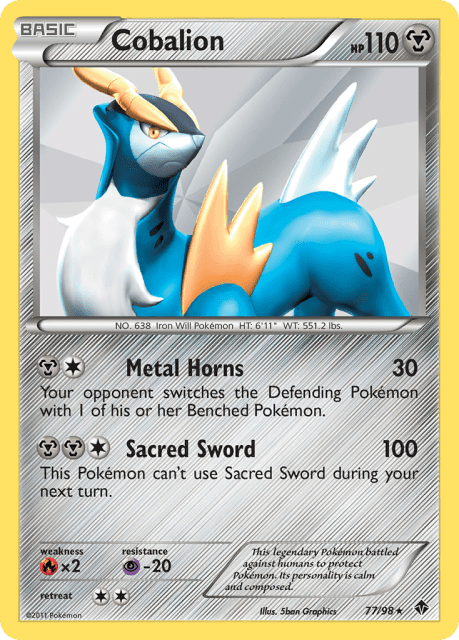 Cobalion (Holofoil) (77) — Emerging Powers