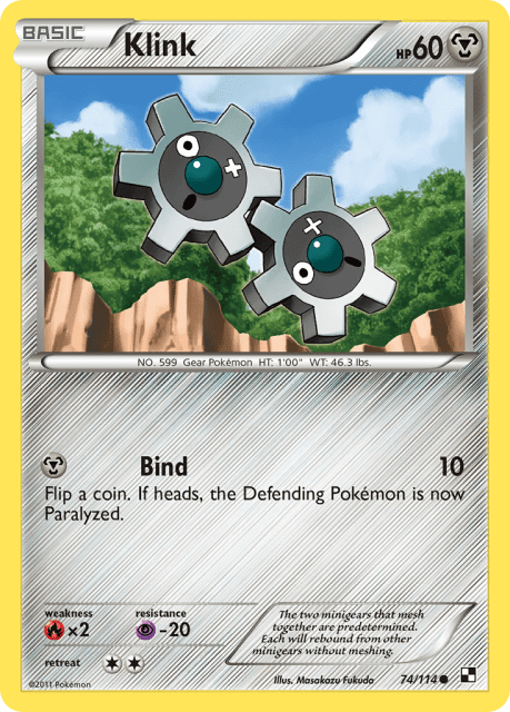Klink (Cracked Ice Holofoil) (74) — Black & White