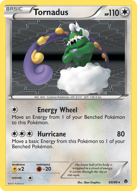 Tornadus (Holofoil) (89) — Emerging Powers