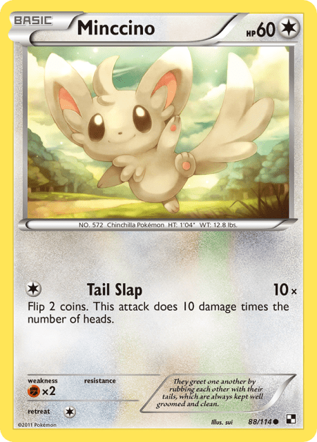 Minccino (88) — Black & White