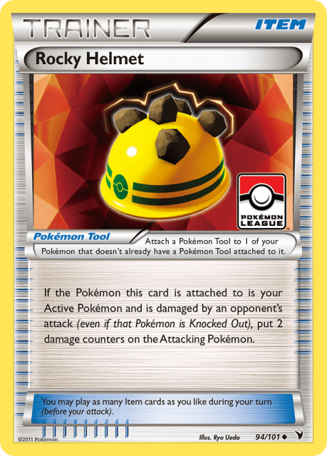 Rocky Helmet (Reverse Holofoil) (94) — Noble Victories