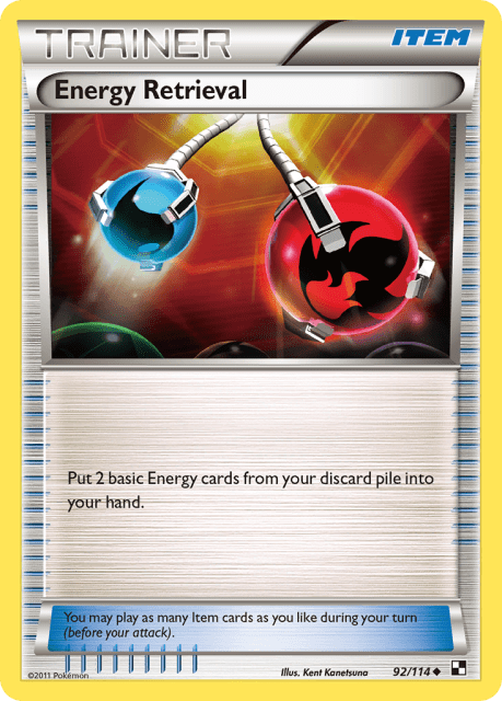 Energy Retrieval (92) — Black & White