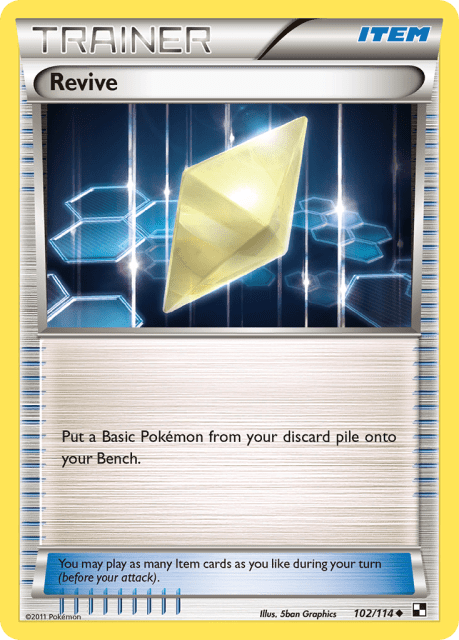 Revive (Reverse Holofoil) (102) — Black & White