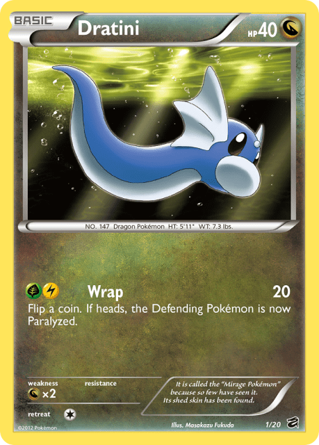 Dratini (Holofoil) (1) — Dragon Vault