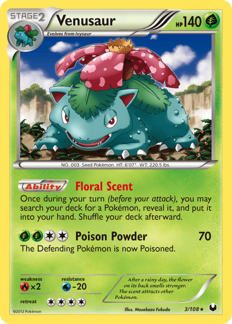 Venusaur (Cosmos Holofoil) (3) — Dark Explorers