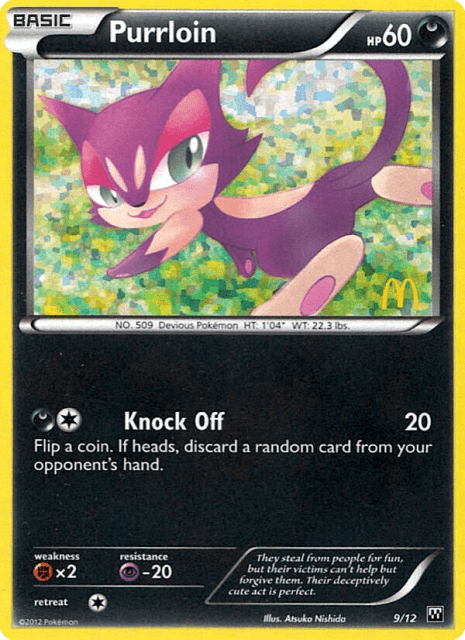 Purrloin (Holofoil) (9) — McDonald's Collection 2012