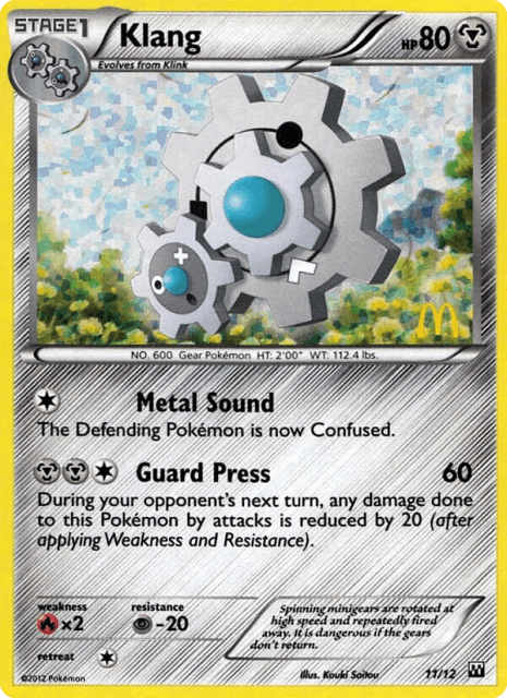 Klang (Holofoil) (11) — McDonald's Collection 2012