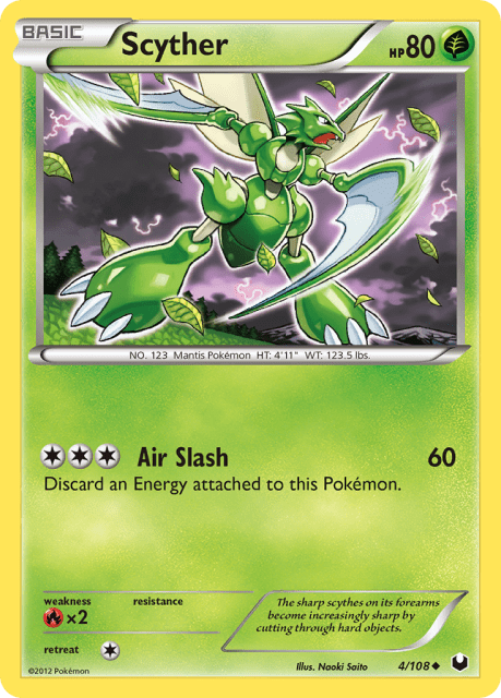 Scyther (League2nd Place Stamp) (4) — Dark Explorers