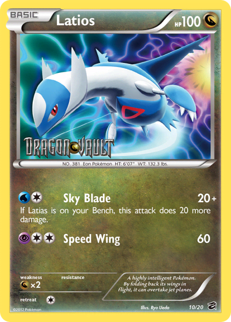 Latios (Holofoil) (10) — Dragon Vault
