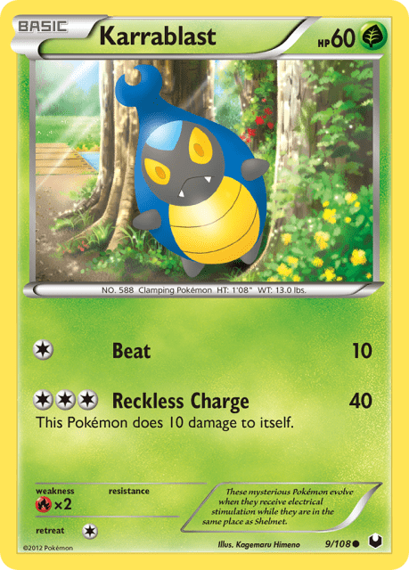 Karrablast (Reverse Holofoil) (9) — Dark Explorers