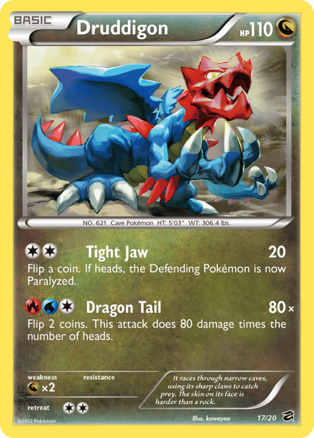 Druddigon (Holofoil) (17) — Dragon Vault