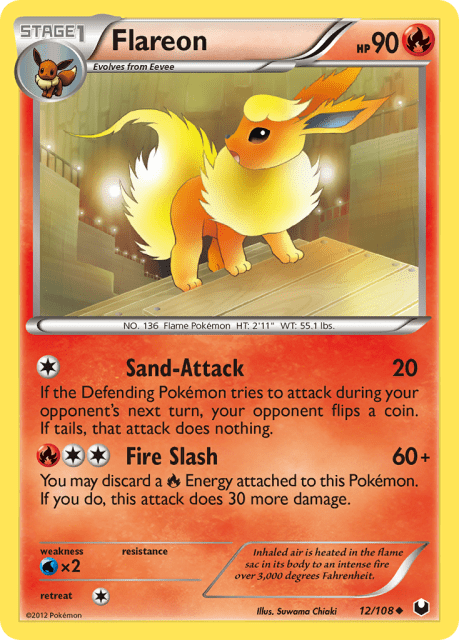 Flareon (12) — Dark Explorers