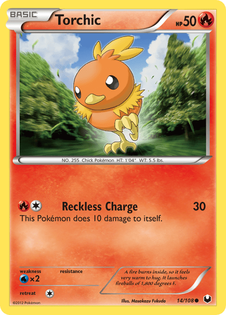 Torchic (14) — Dark Explorers