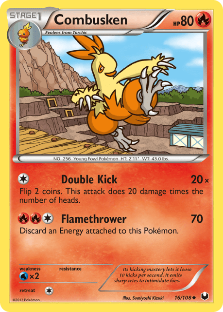 Combusken (16) — Dark Explorers