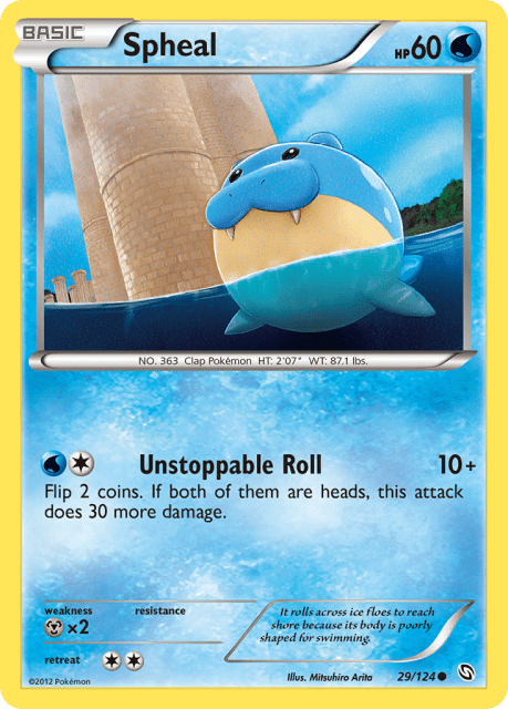 Spheal (Reverse Holofoil) (29) — Dragons Exalted