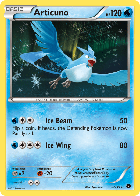 Articuno (Reverse Holofoil) (27) — Next Destinies