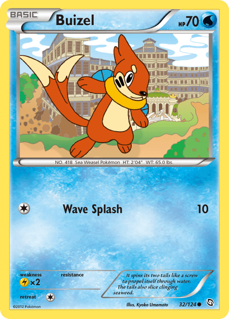 Buizel (Reverse Holofoil) (32) — Dragons Exalted