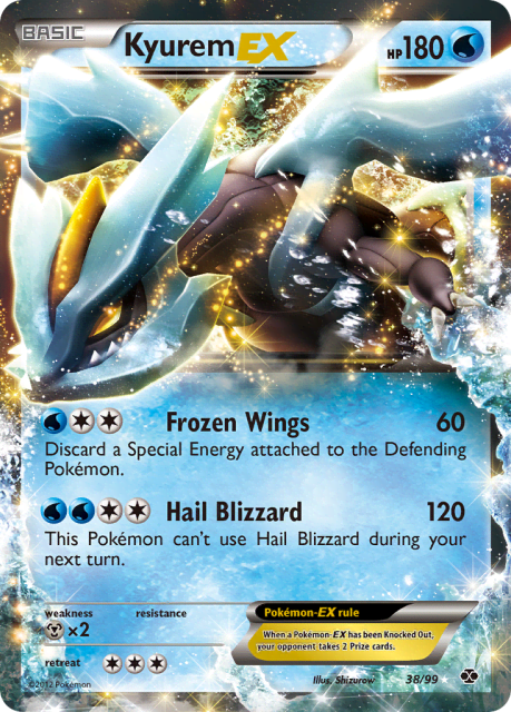 Kyurem-EX (Holofoil) (38) — Next Destinies