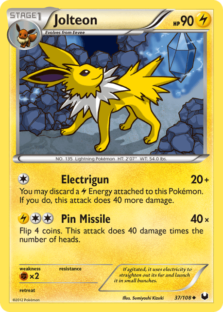 Jolteon (Reverse Holofoil) (37) — Dark Explorers