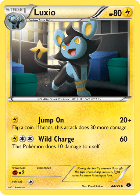 Luxio (Reverse Holofoil) (44) — Next Destinies