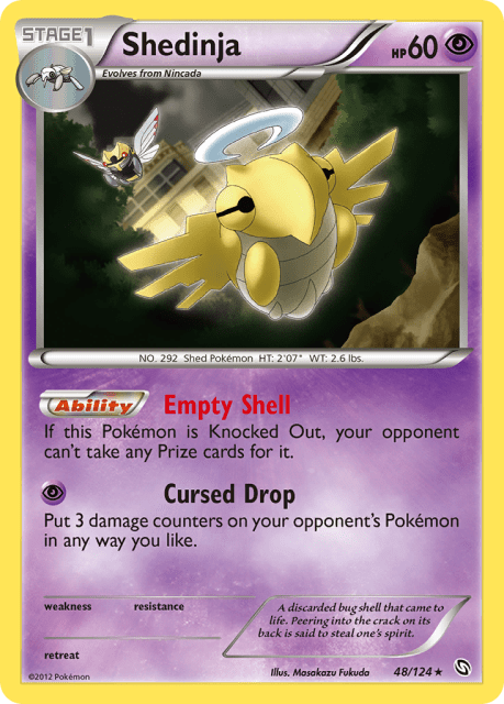 Shedinja (Reverse Holofoil) (48) — Dragons Exalted