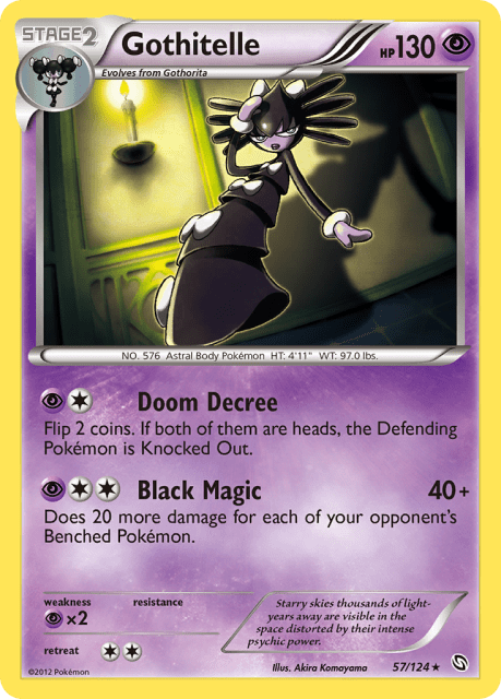 Gothitelle (Reverse Holofoil) (57) — Dragons Exalted