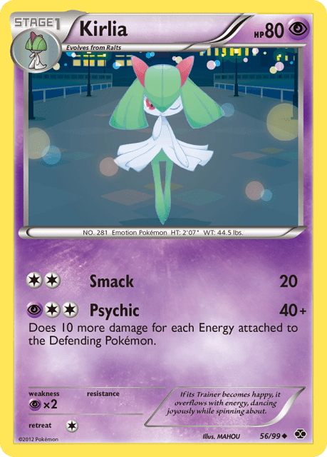 Kirlia (Reverse Holofoil) (56) — Next Destinies