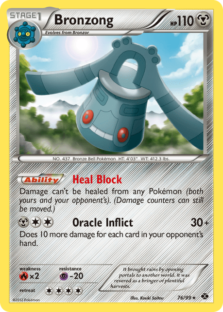Bronzong (Reverse Holofoil) (76) — Next Destinies