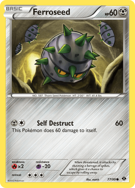 Ferroseed (Reverse Holofoil) (77) — Next Destinies