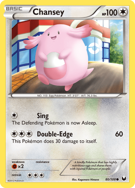 Chansey (Reverse Holofoil) (80) — Dark Explorers