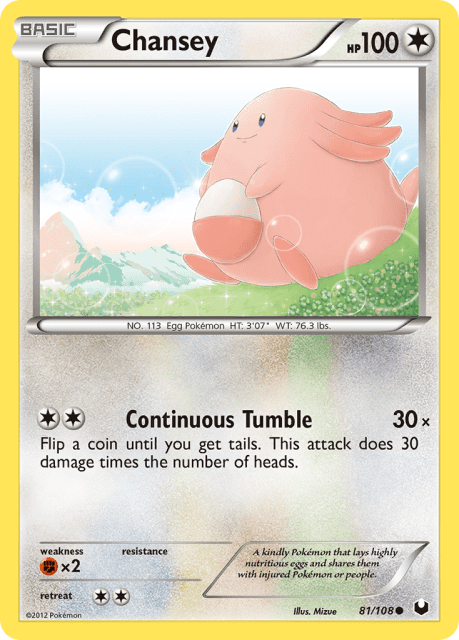 Chansey (Reverse Holofoil) (81) — Dark Explorers