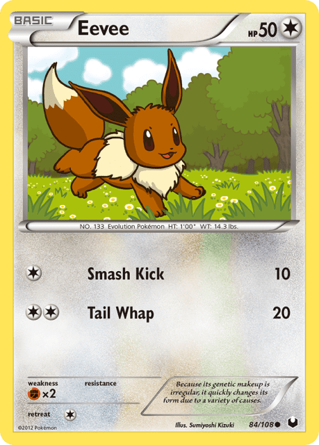 Eevee (League Stamp) (84) — Dark Explorers