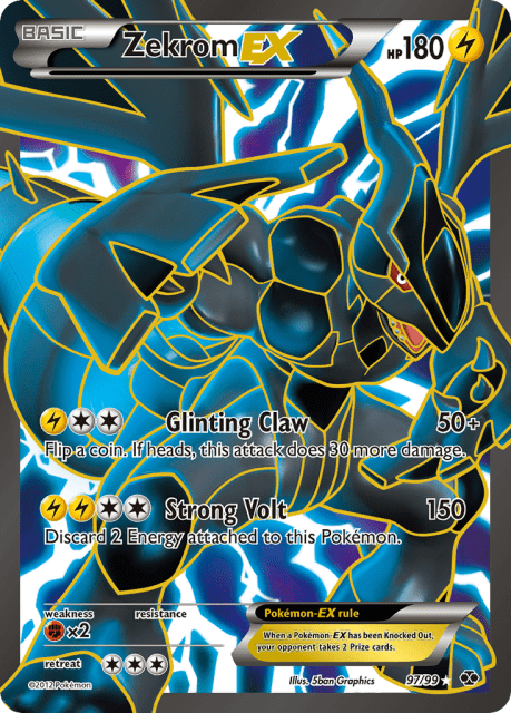 Zekrom-EX (Holofoil) (97) — Next Destinies