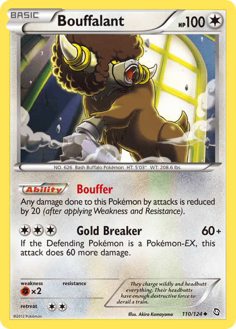 Bouffalant (Reverse Holofoil) (110) — Dragons Exalted