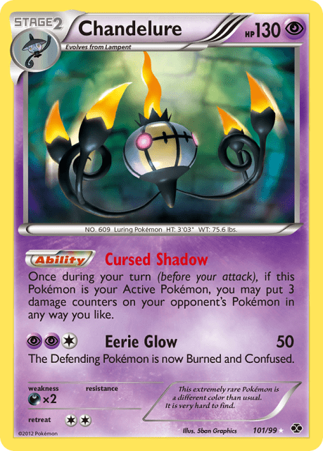 Chandelure (Holofoil) (101) — Next Destinies