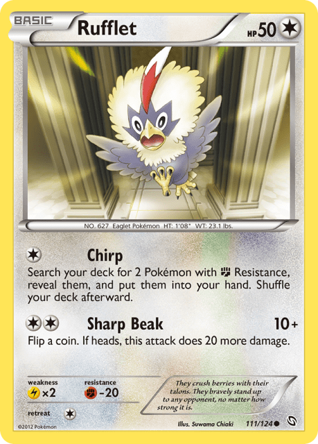 Rufflet (Reverse Holofoil) (111) — Dragons Exalted