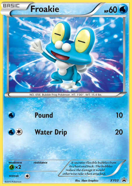 Froakie (Jumbo) (XY03) — XY Black Star Promos