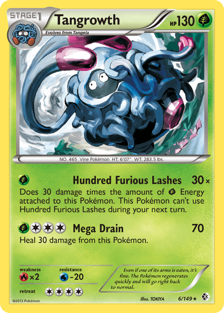 Tangrowth (Holofoil) (6) — Boundaries Crossed