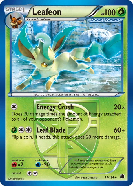 Leafeon (11) — Plasma Freeze
