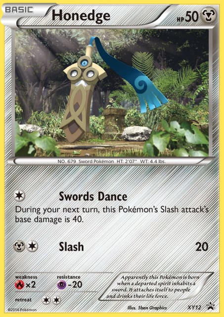 Honedge (Holofoil) (XY12) — XY Black Star Promos