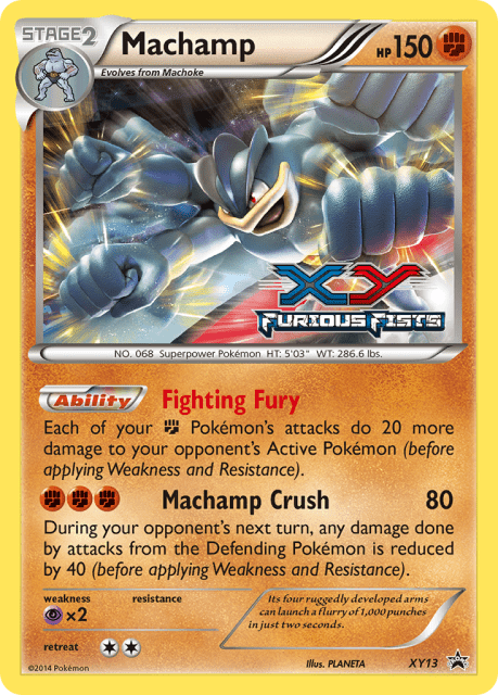 Machamp (Holofoil) (XY13) — XY Black Star Promos
