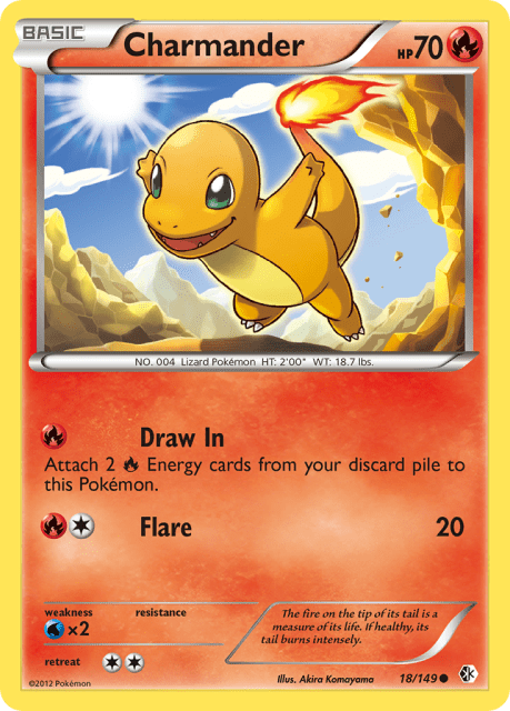 Charmander (Reverse Holofoil) (18) — Boundaries Crossed