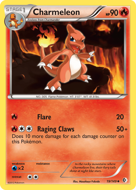 Charmeleon (Reverse Holofoil) (19) — Boundaries Crossed