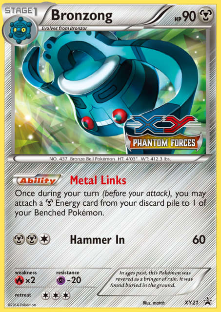Bronzong (Staff Stamp) (XY21) — XY Black Star Promos