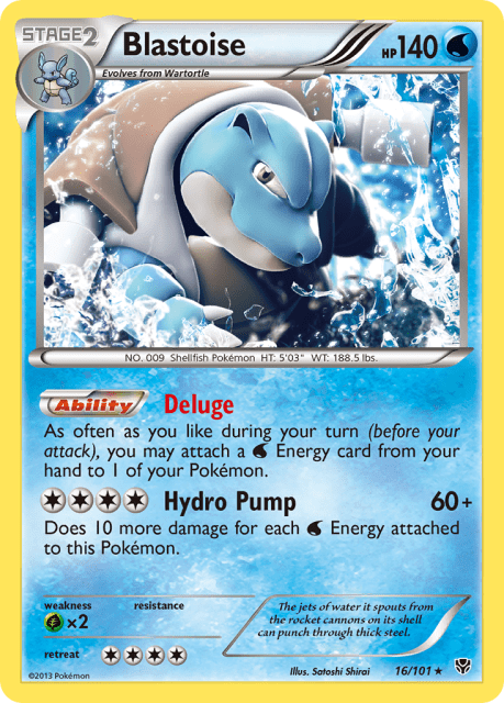 Blastoise (Cosmos Holofoil) (16) — Plasma Blast