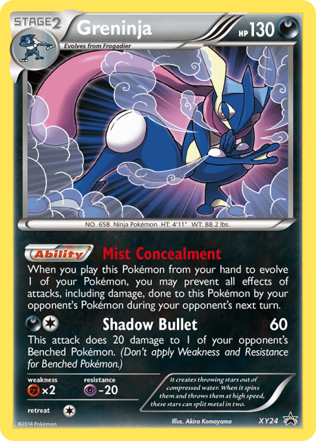 Greninja (Holofoil) (XY24) — XY Black Star Promos