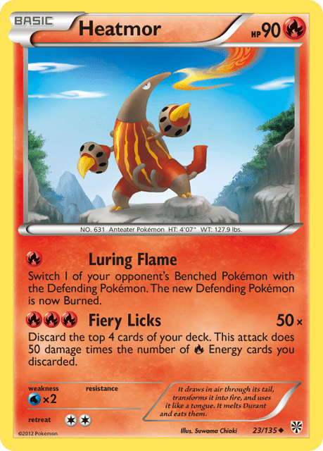 Heatmor (Reverse Holofoil) (23) — Plasma Storm