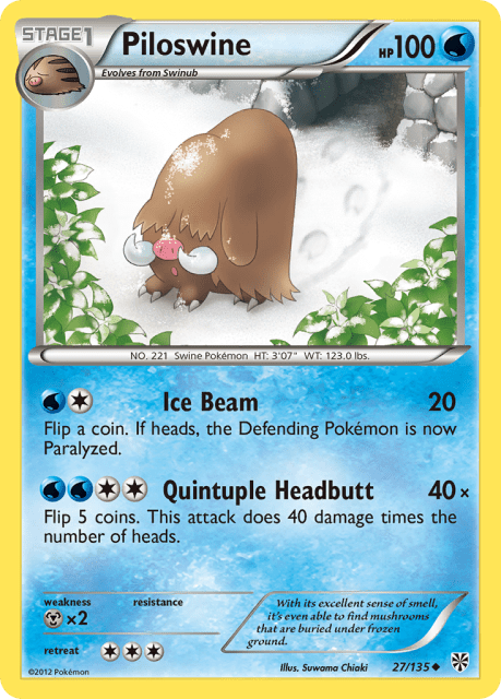 Piloswine (27) — Plasma Storm